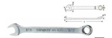 STY LLAVE COMBINADA 9/16 pulg 86 836LA