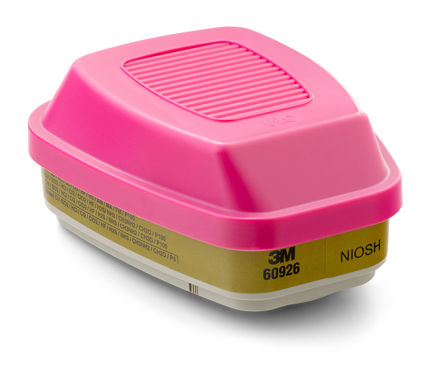 Cartucho/Filtro Mixto 3M Vapores Orgánicos, Gases Ácidos