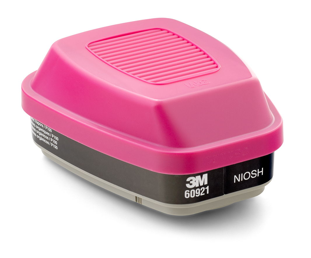 Cartucho/Filtro Mixto 3M Vapores Orgánicos y Partículas / P100 60921