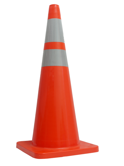 Conos de PVC de 2 Cintas 36