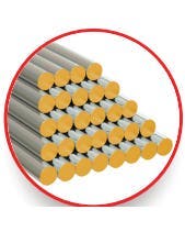 BARRA REDONDA AISI 316L 6,4MM (1/4") 6mts