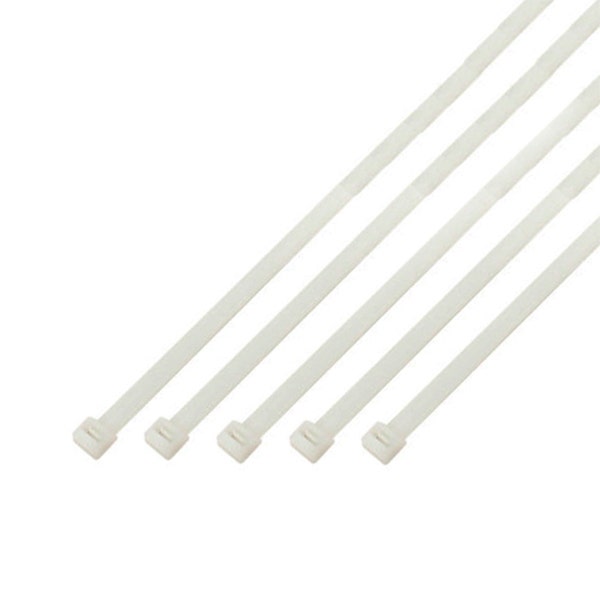 Amarracables Blanco 3M 38cm x 4.8mm (100 Un)