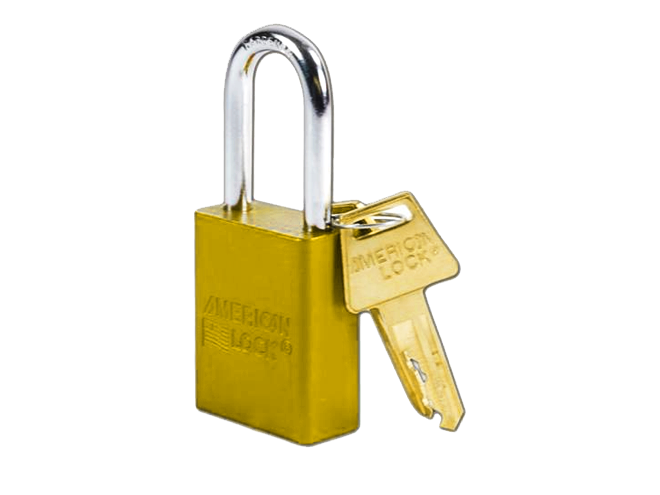 Candado Américan Lock 1105 Amarillo