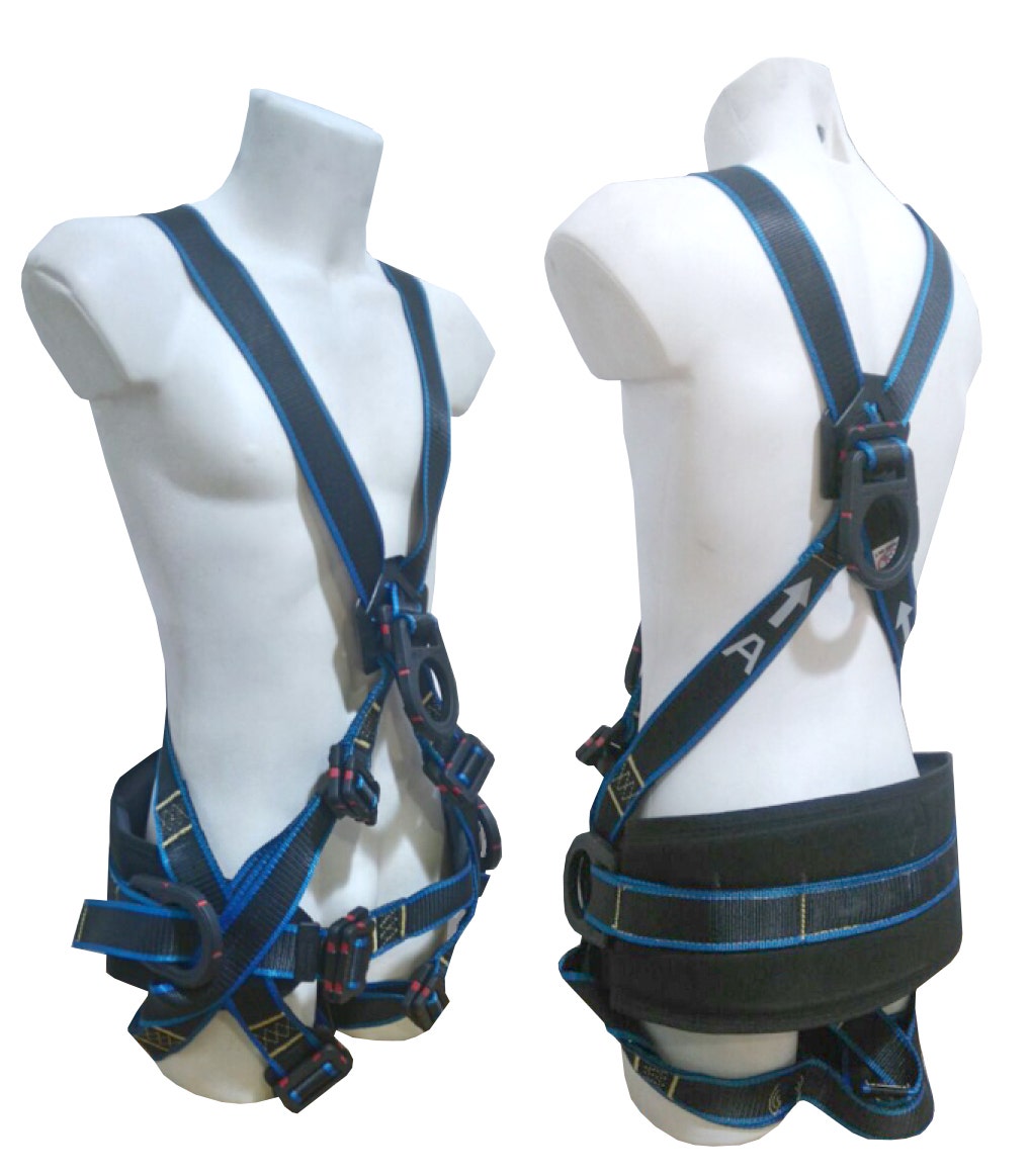 Arnés Chilesin Azul 4 argollas XL/XXL
