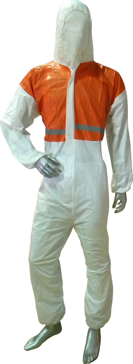 Buzo online desechable bicolor
