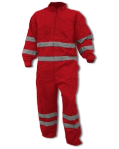 Buzo Piloto Canvas Atox Rojo-L