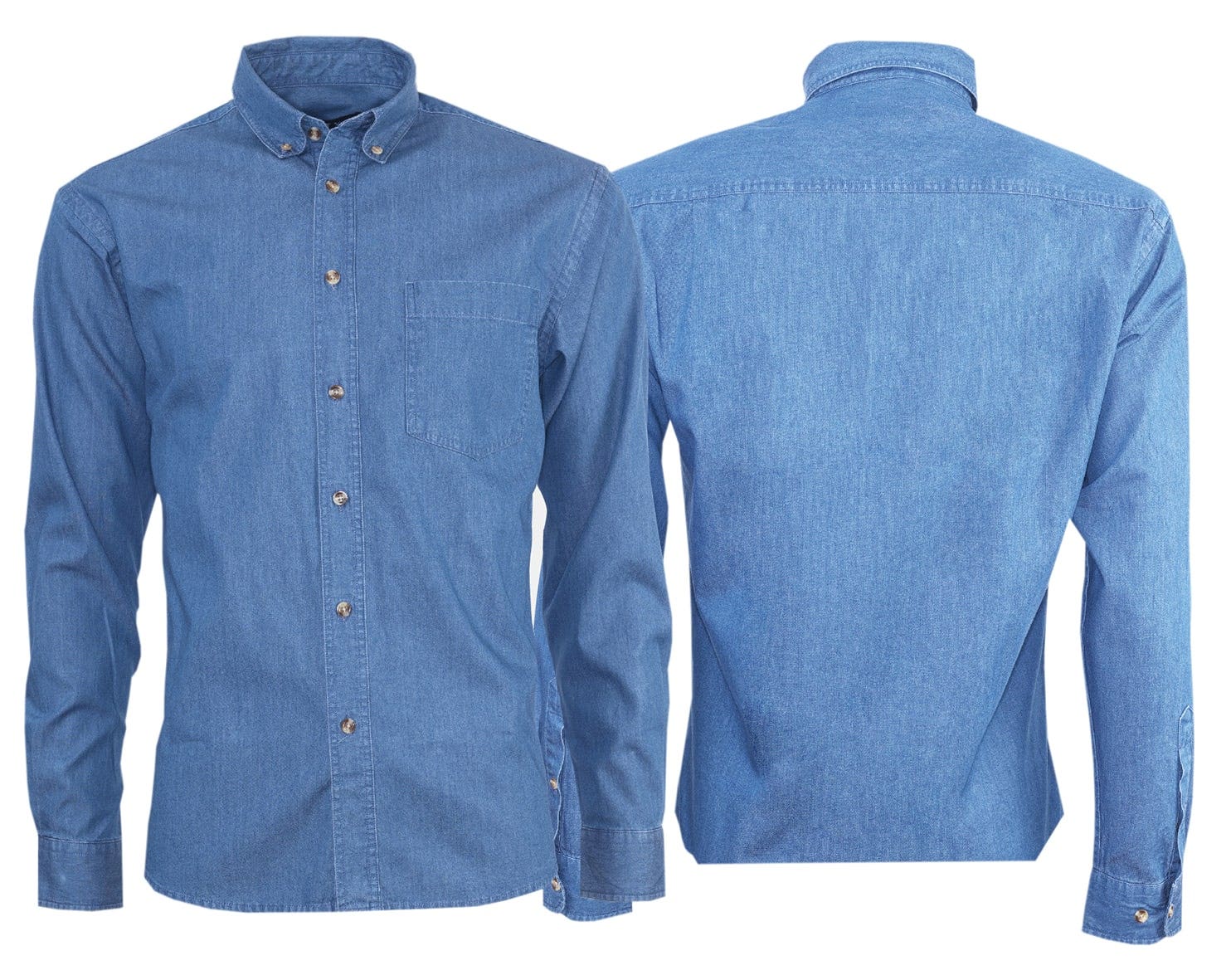 Camisa Mezclilla Prelavada-S