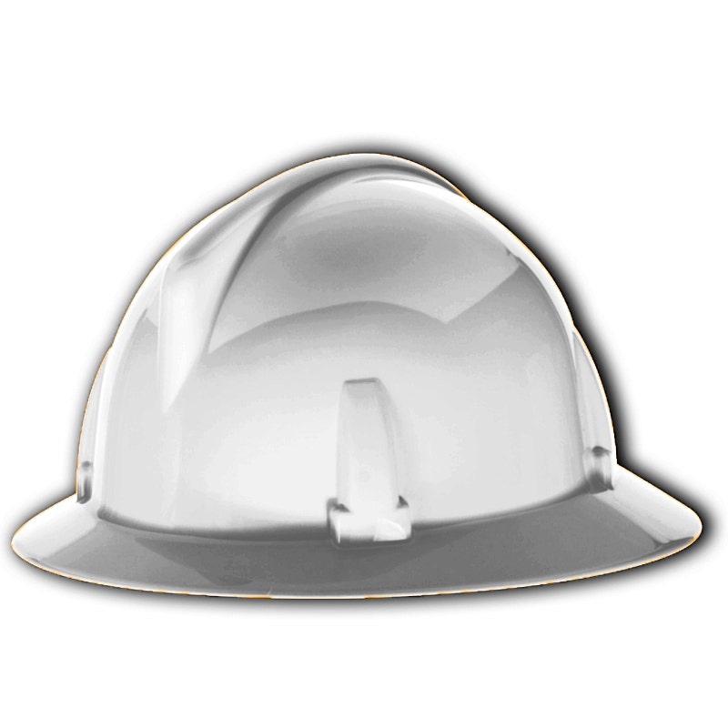 Casco Top-Gard Ala Completa Msa Blanco