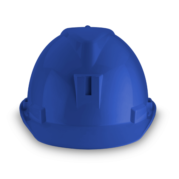 Casco Masprot Luminer con Porta lámpara Azul