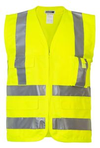 Chaleco geólogo gabardina norma 360º amarillo-XXL