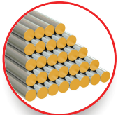 BARRA REDONDA AISI 316L 7,9MM (5/16") 6 mts