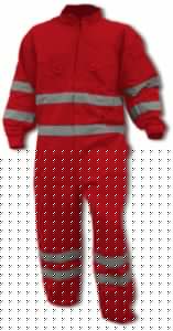 Buzo Piloto Canvas Atox Rojo-S