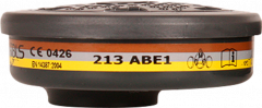 Filtro Bls 213 ABE1 para Gases, Vap. Orgánicos/Inorgánicos, Ácidos