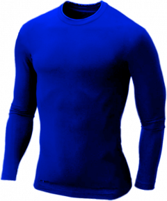 Polera Polo Geolite Manga Larga-XXL-Azul