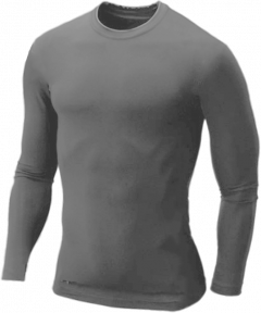 Polera Polo Geolite Manga Larga-XL-Gris