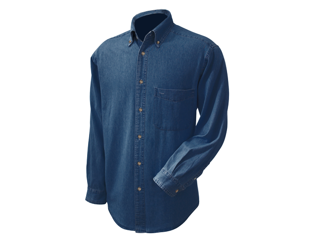 Camisa de mezclilla industrial deals