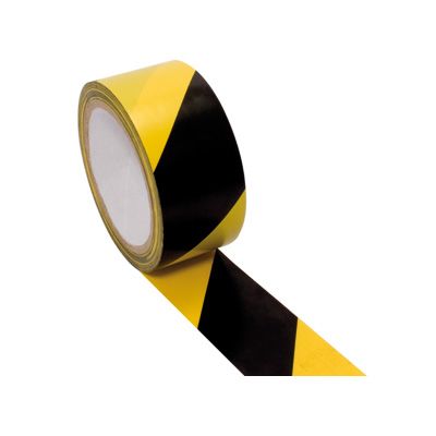 cinta precaucion amarillo negro