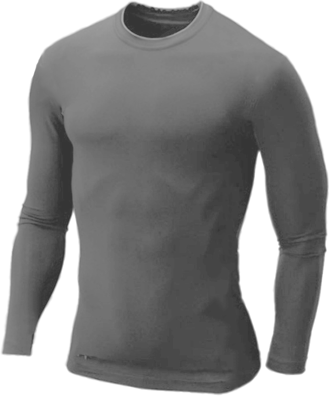 Polera Polo Geolite Manga Larga-XXL-Gris