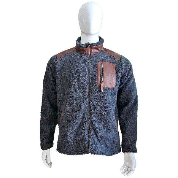 Polerón Térmico Sherpa Hombre Azul-XXL